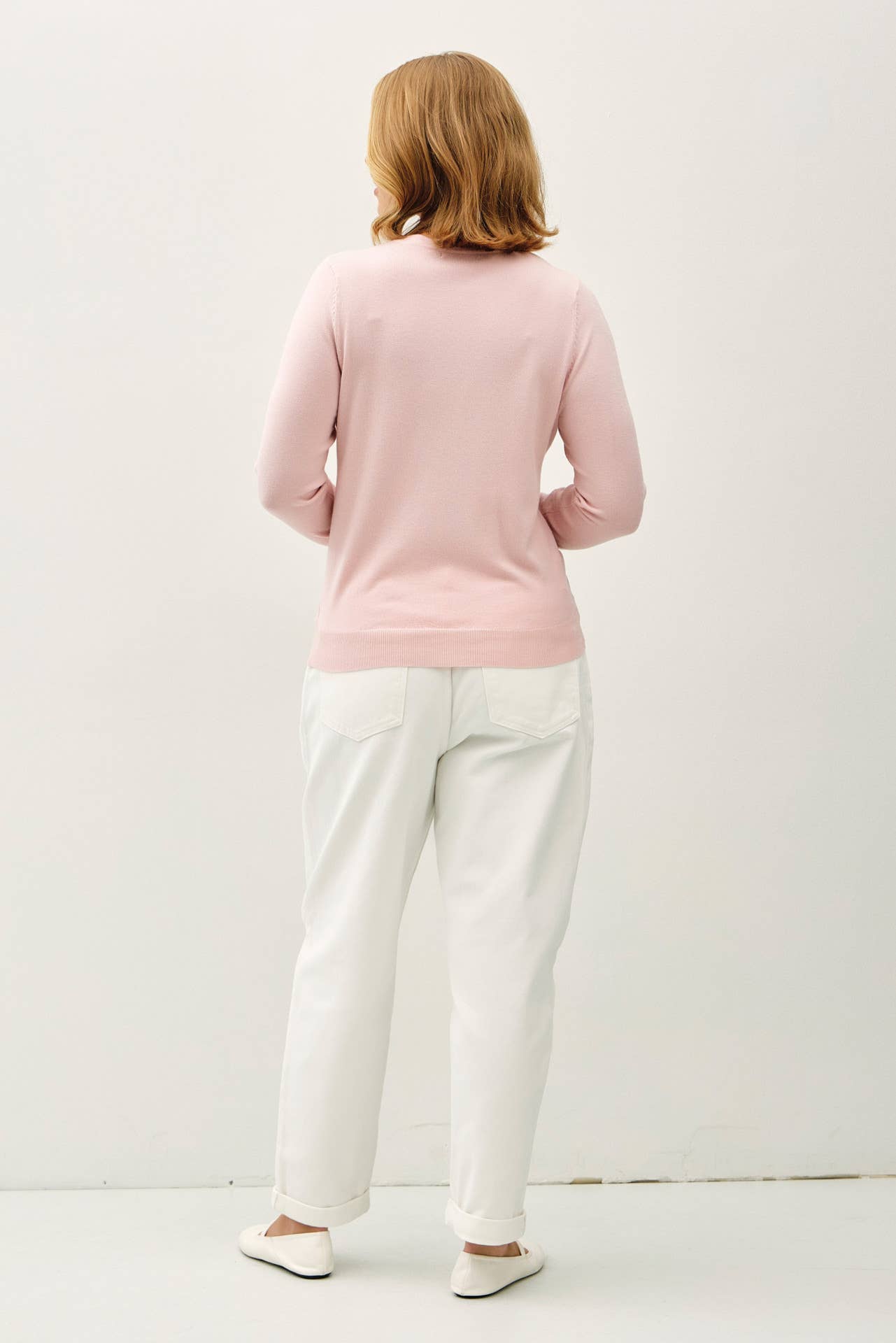 Be Cool - Vente Pull en maille – femme - PULL BASIQUE EN MAILLE DOUCE À COL ROND PLUS7