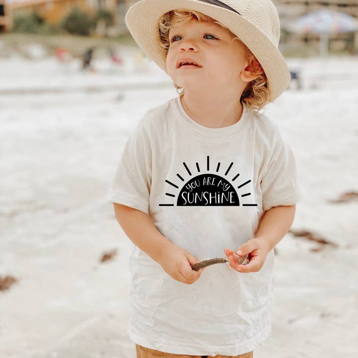 You Are My Sunshine | 100% Cotton Baby Bodysuit or Tee for wholesale by Wildflowers + Cotton