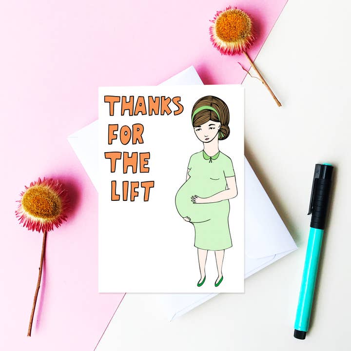 Thanks For The Lift for wholesale by Able And Game