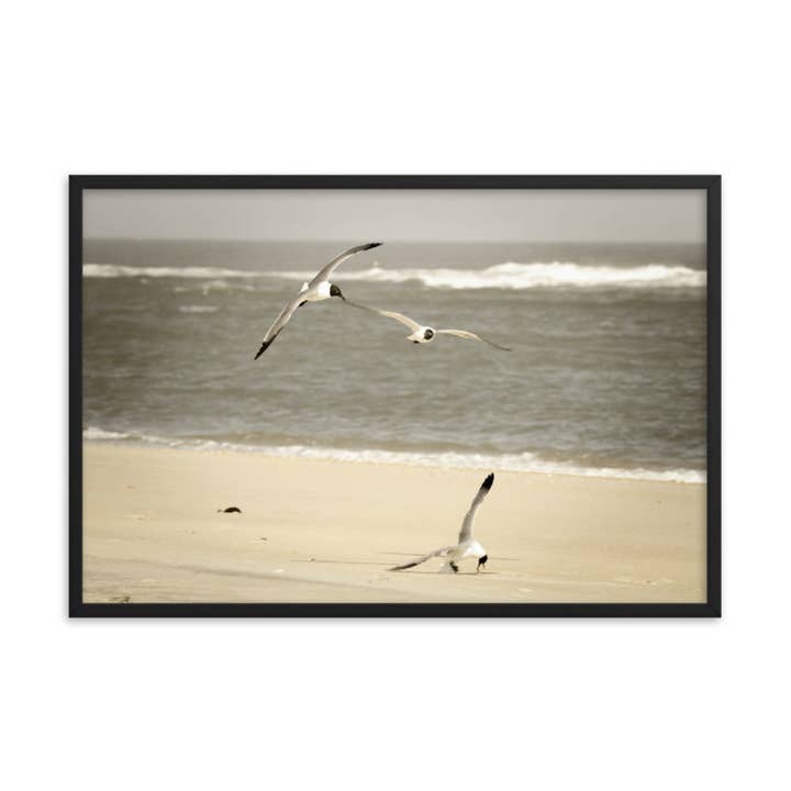 Art mural encadré de photos sur la vie au bord de la mer et paysage côtier pour la vente par Pipa Wall Art & Home Decor