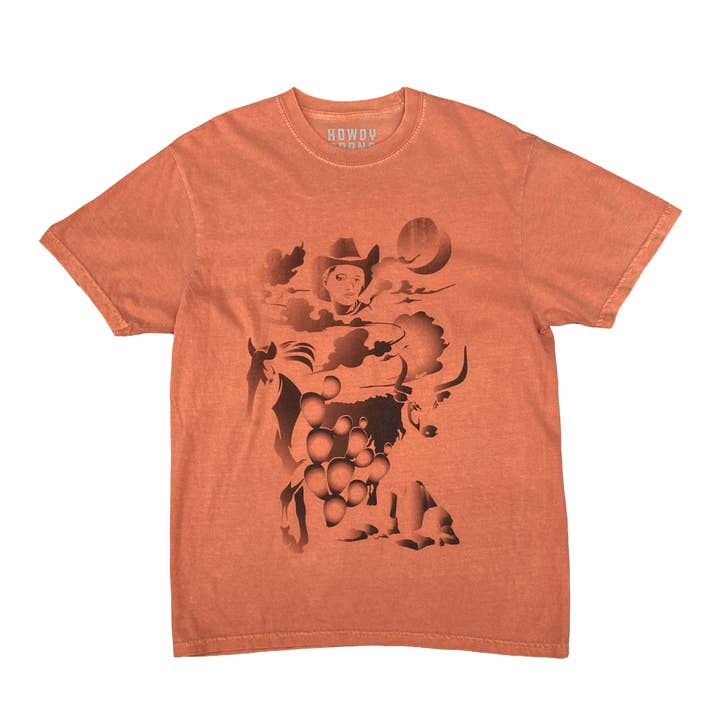 Mirage T-shirt med grafisk bomuld til kvinder for engroshandel hos Howdy Brand Clothing