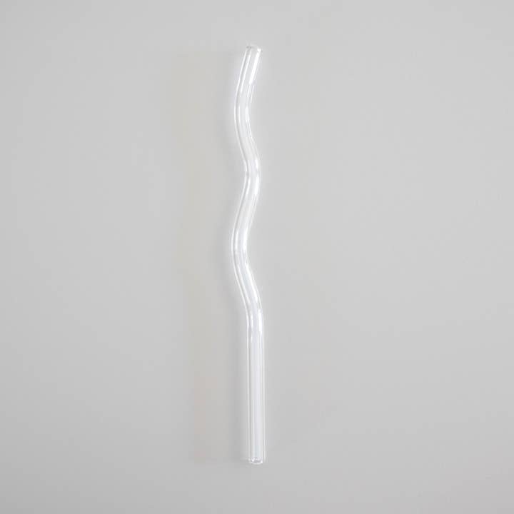 Klar bølget glasstrå for engroshandel hos Bona Fide Bookworm