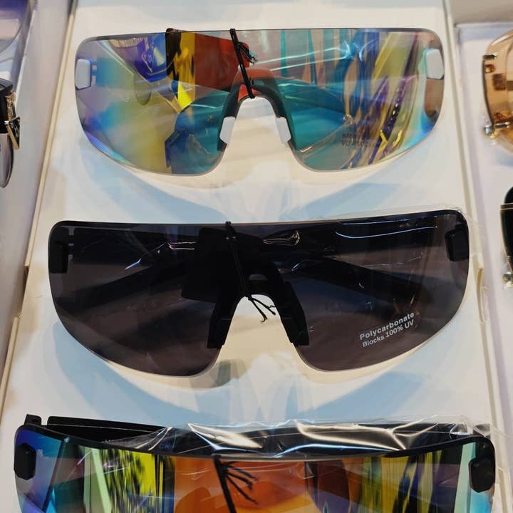 PCS ASSORTED Blocks 100% UV rays 12PCS SUNGLASS SET P-25268 for wholesale on Faire0