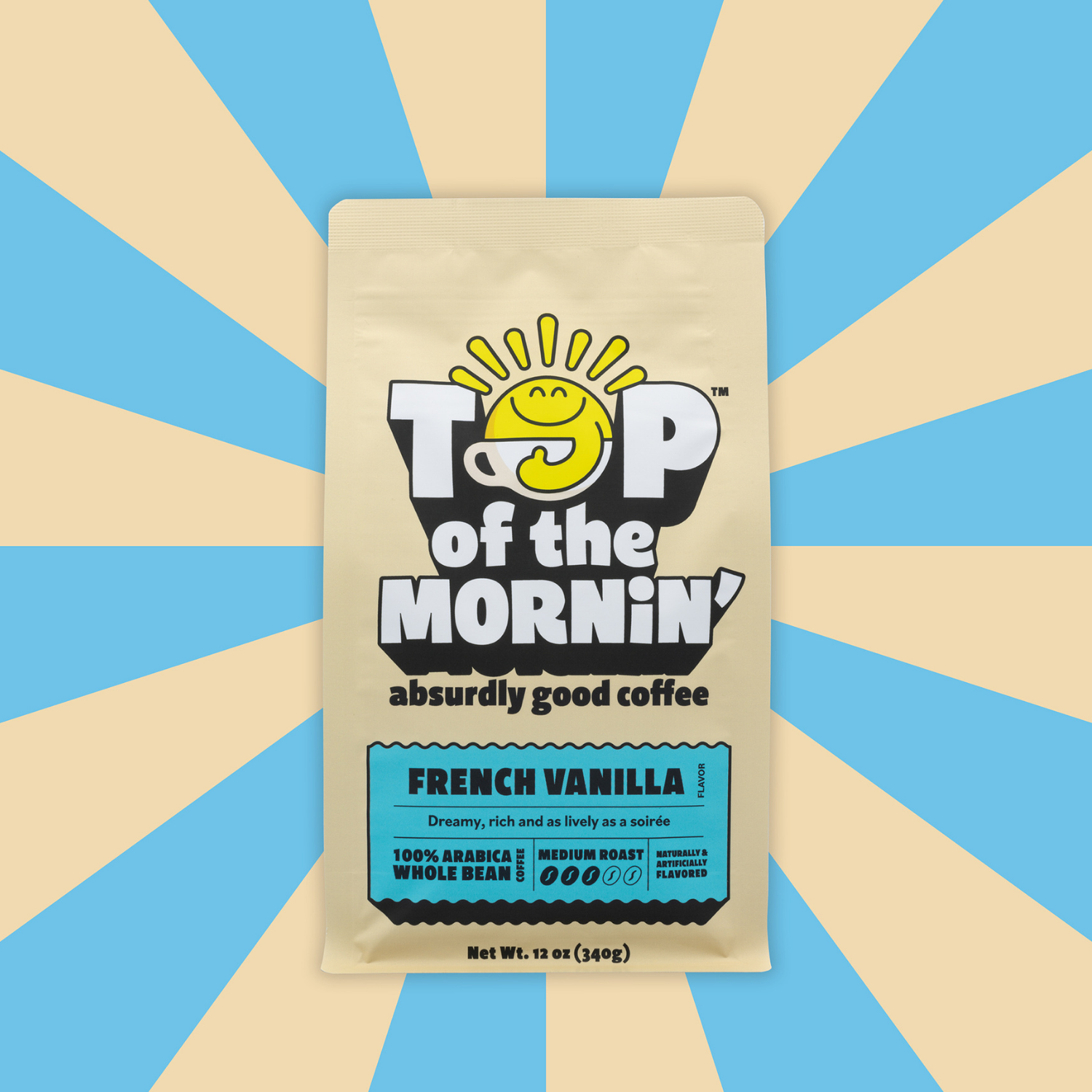 Top of the Mornin' Coffee - Wholesale Coffee Beans - French Vanilla Flavored Coffee1