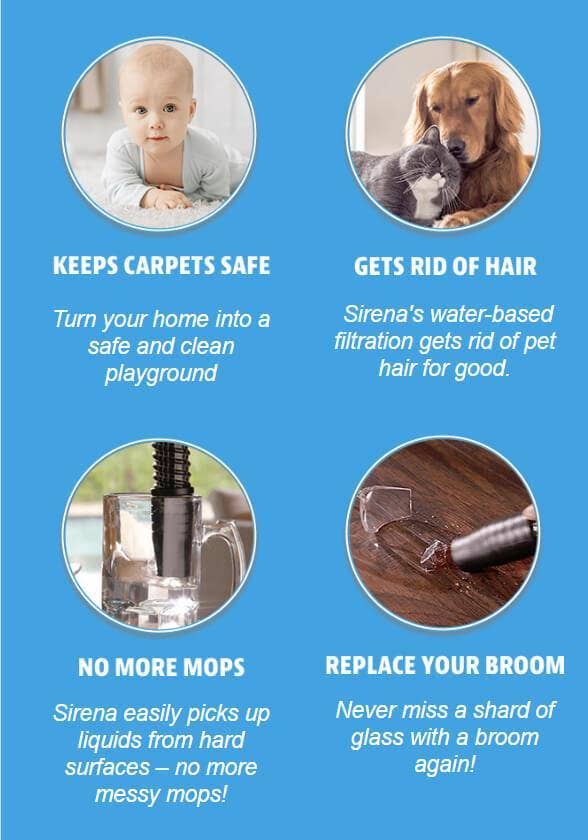 ELEMENTS - Vente Aspirateur - Aspirateur à eau Sirena11