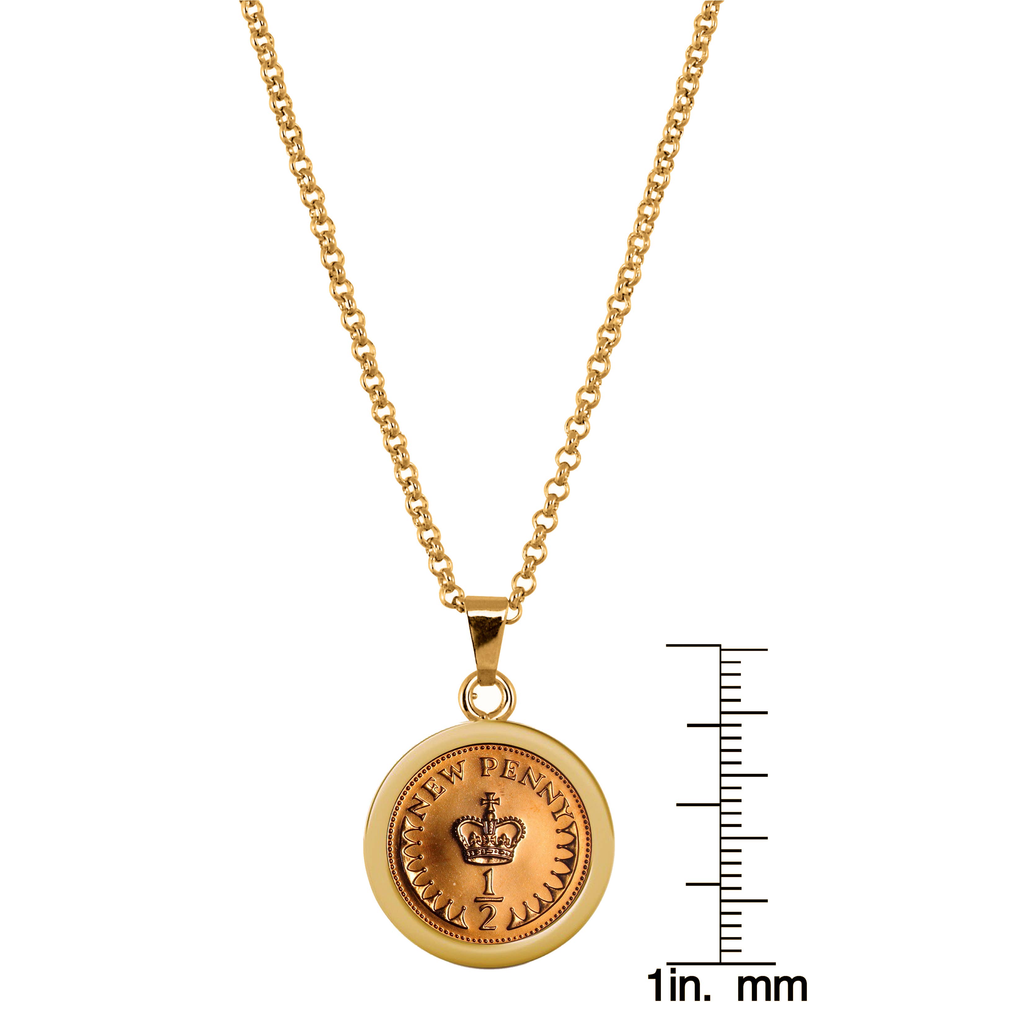 American Coin Treasures - Wholesale Pendant/Charm Necklace - Crown Coin Pendant2