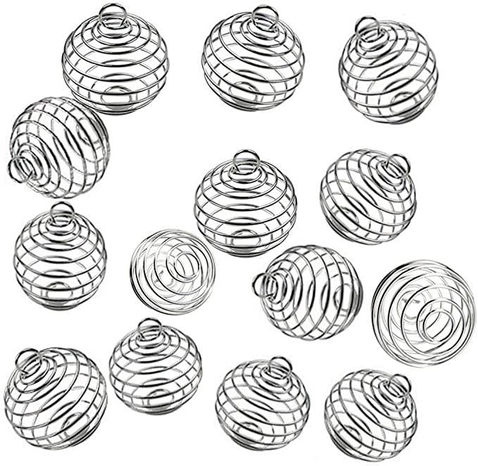 Pelham Grayson Rose – Engroshandel Vedhæng/charm – Spiralformede krystalbur vedhæng0