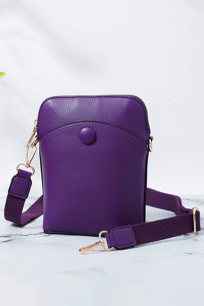 Hana – Engroshandel Crossbodytaske - Dame – Solid PU Mini Crossbody taske14
