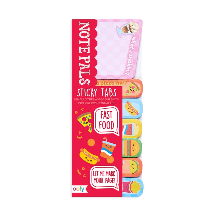 note Pals Sticky Tabs: Fast Food - 1 Pack for wholesale by OOLY
