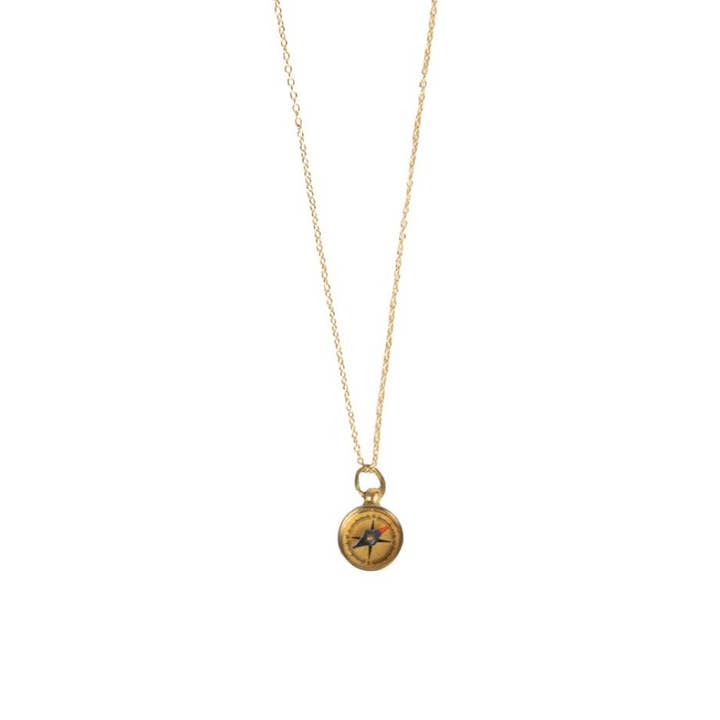 Ten Thousand Villages - Wholesale Pendant/Charm Necklace - Find Your Way Compass Necklace