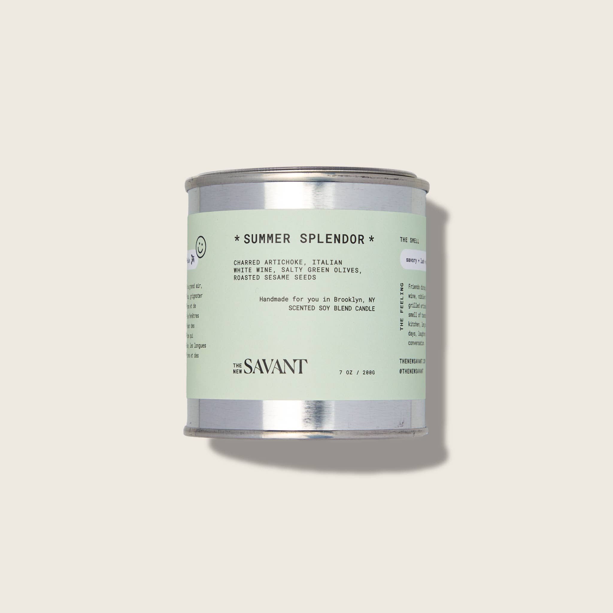 THE NEW SAVANT - Vente Bougie en bocal - Bougie Éclat d'Été0