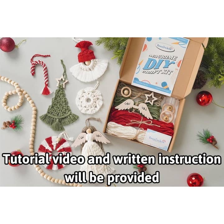 BeanDaikon - Wholesale DIY Craft Kit - Macrame Ornament Kit K611