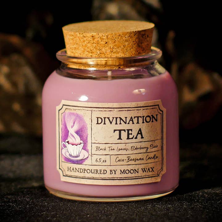 Divination Tea Candle | 6.5 oz Coconut Beeswax, Non-Toxic for wholesale by Moon Wax