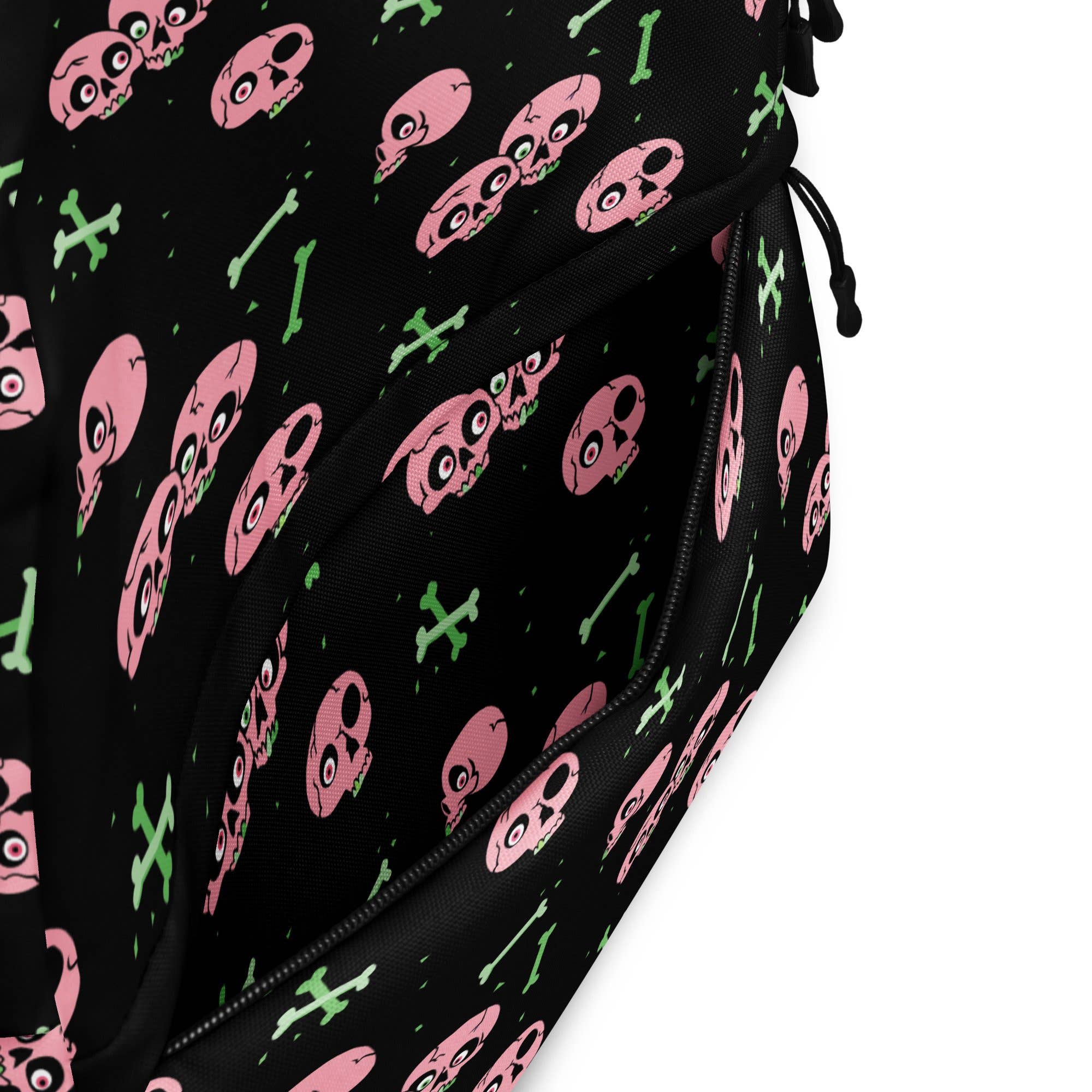 Plenilune - Wholesale Backpack – Women's - Pink Skulls Backpack4