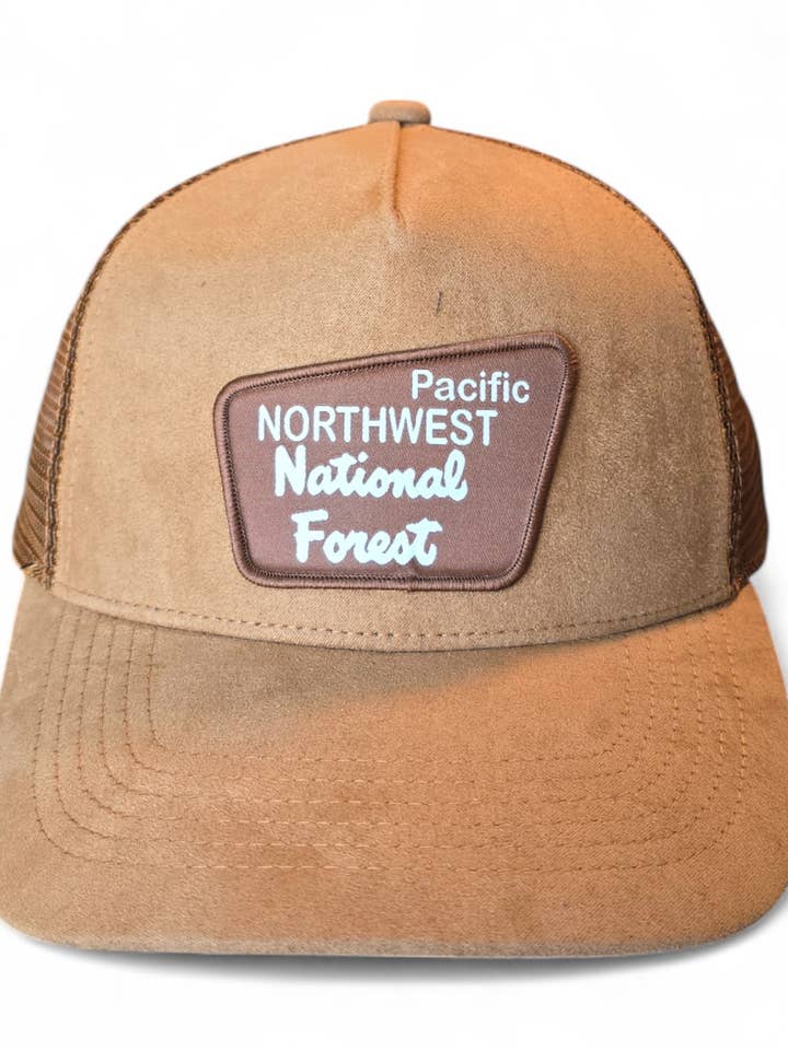 Pacific Northwest National Forest Trucker Hat - Mesh Back for wholesale by PNW Apparel