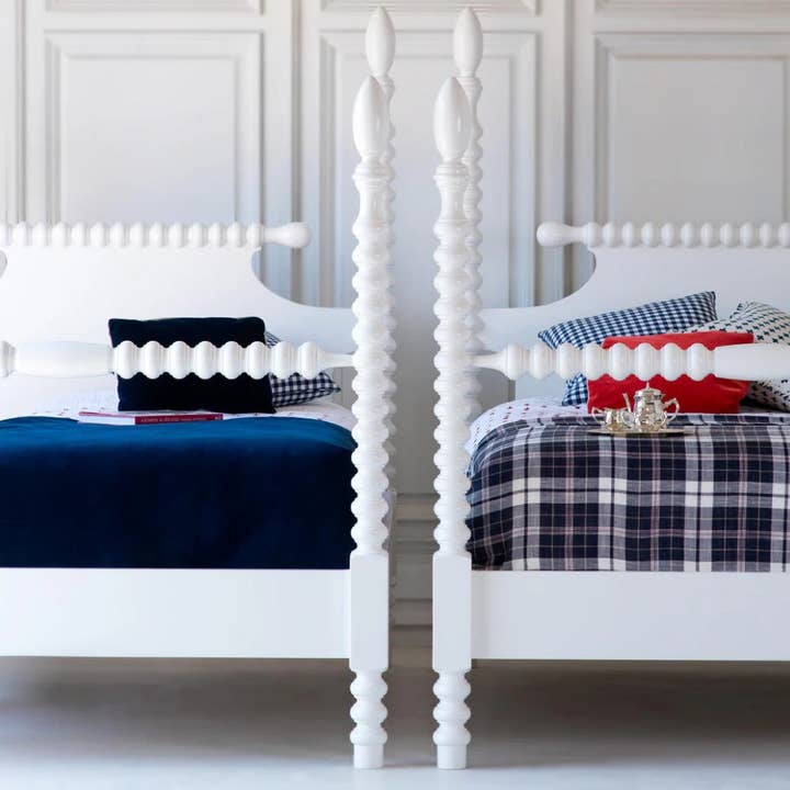 Handmade spool bed - Jenny Lind Spindle Bed Custom Size and Color for wholesale by Kids Wood Store