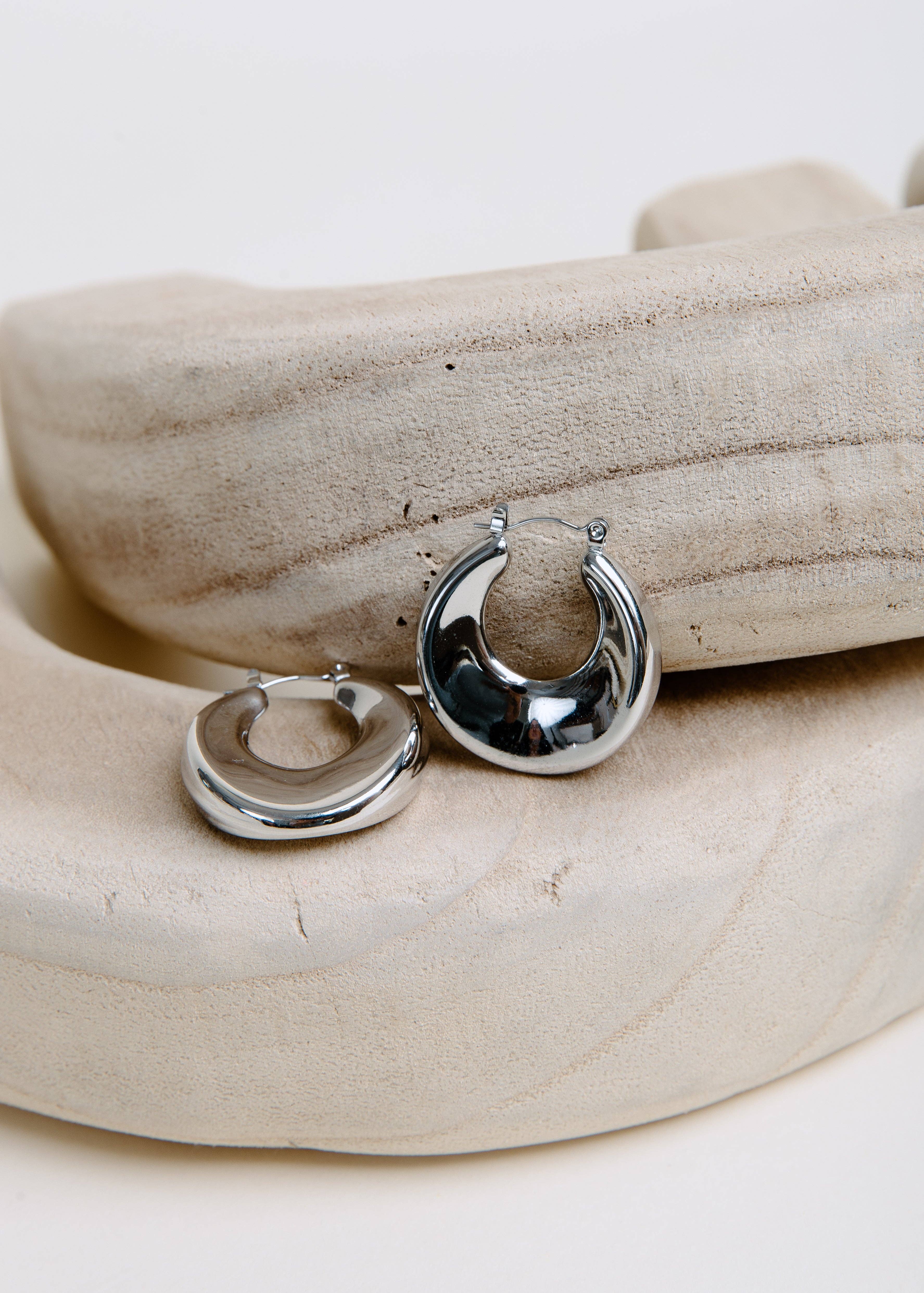 Silver Sami Hoops - Silver för wholesale på Faire