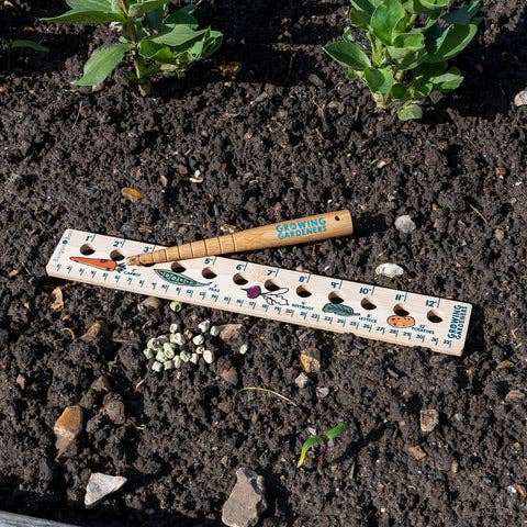 Burgon and Ball – wholesale Garden tool – NEW Growing Gardeners Planting Ruler and Dibber FSC100%4