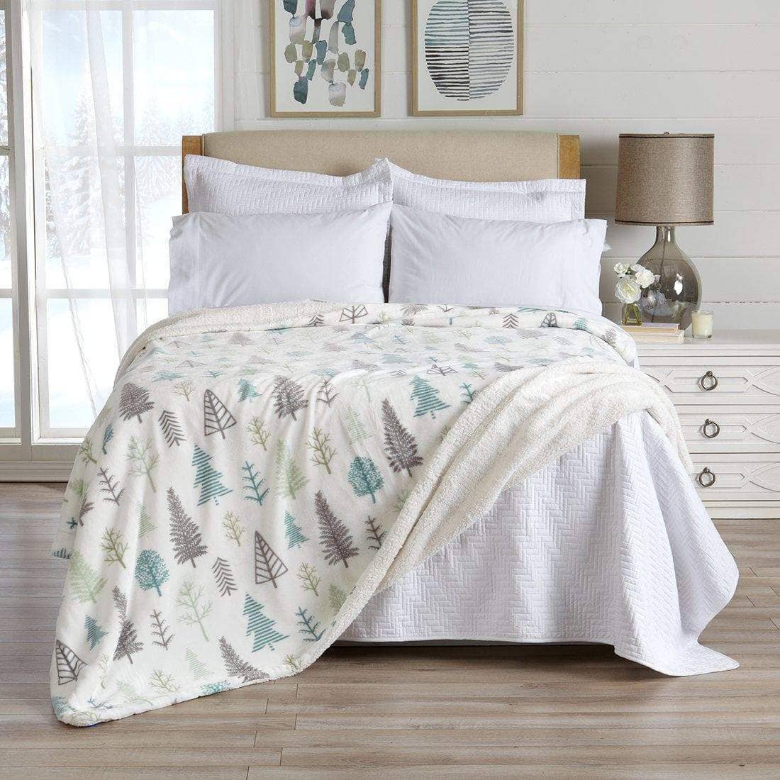 BH Collective - Wholesale Bedding Blanket - Bed Blanket - Velvet Plush & Sherpa Reverse - Kinsley71