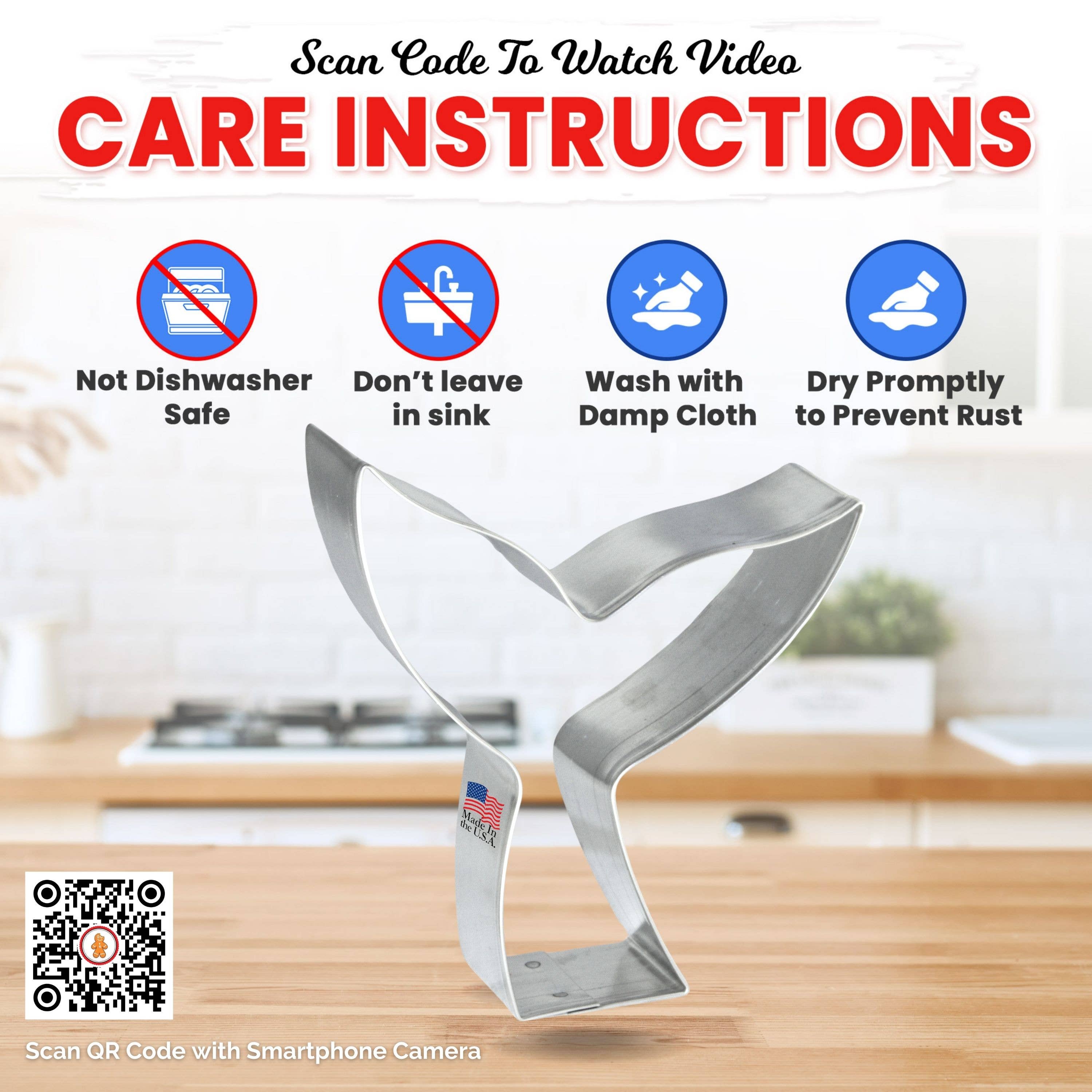 CookieCutter.com - Wholesale Cookie Cutter - Whale Mermaid Tail Cookie Cutter 3.75" B10177