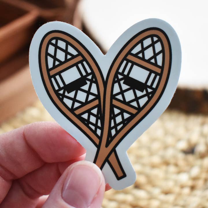 Snowshoes Sticker for wholesale by Wild North Co