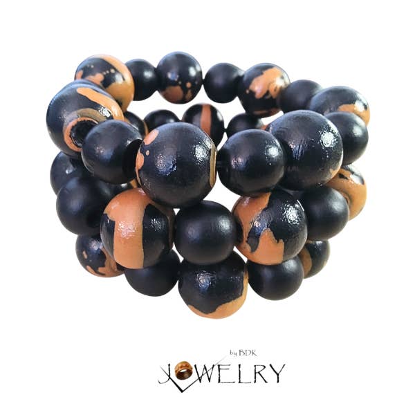 Handmade Boho Black & Brown Bracelets for wholesale by Jewelry By BDK