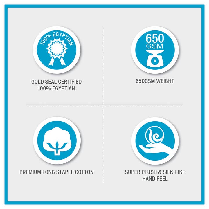 Olliix - Wholesale Towel Set - 100% Egyptian Cotton 6-Piece Towel Set, White4