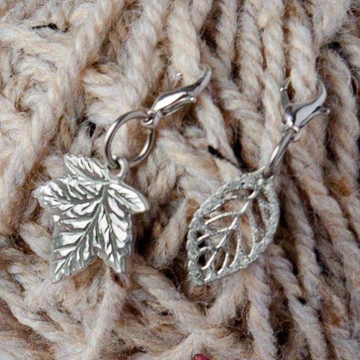 Custom Nature Knitter Marker - Crafter Gift - Yarn for wholesale by House of Morgan Pewter