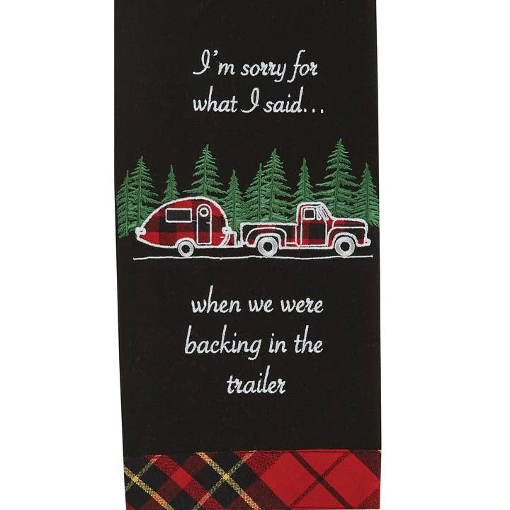 I'M Sorry Appliqued Dishtowel for wholesale by Park Designs