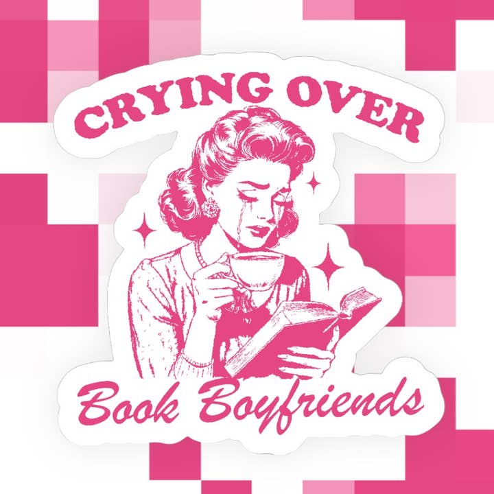 Book Boyfriend Sticker for engroshandel hos Ace the Pitmatian Co