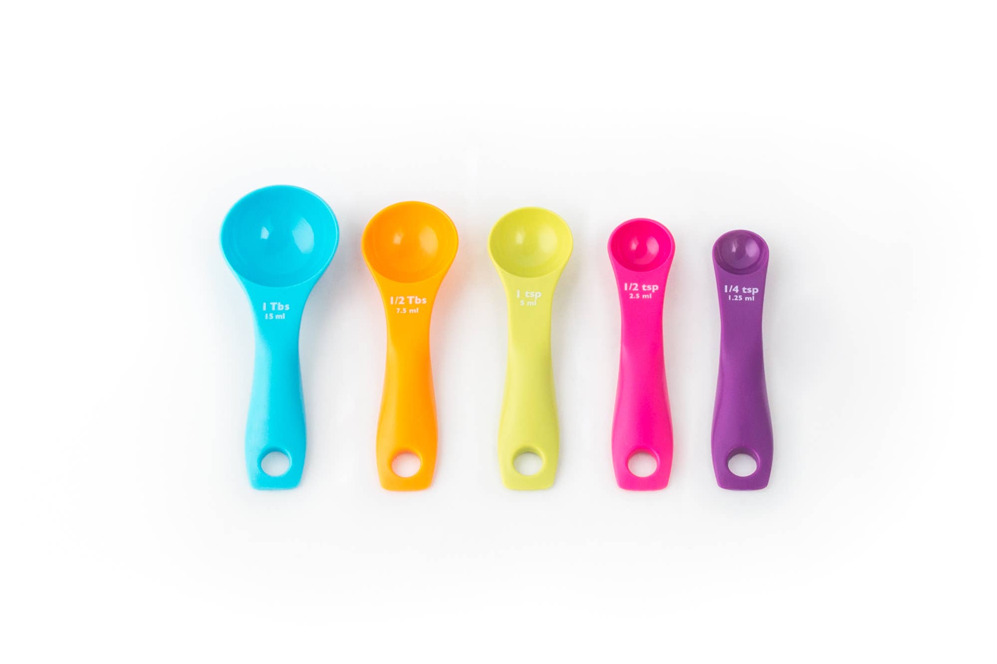 Fox Run Brands - Wholesale Measuring Spoon - Fox Run Measuring Spoon Set, 5-Piece, 2" x 5" x 1.75"3