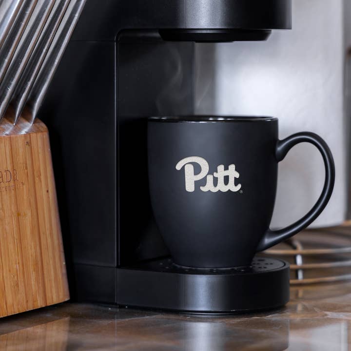 Rico Industries - Wholesale Coffee Mug - NCAA Pitt Panthers Standard 15oz Ceramic Bistro Mug2