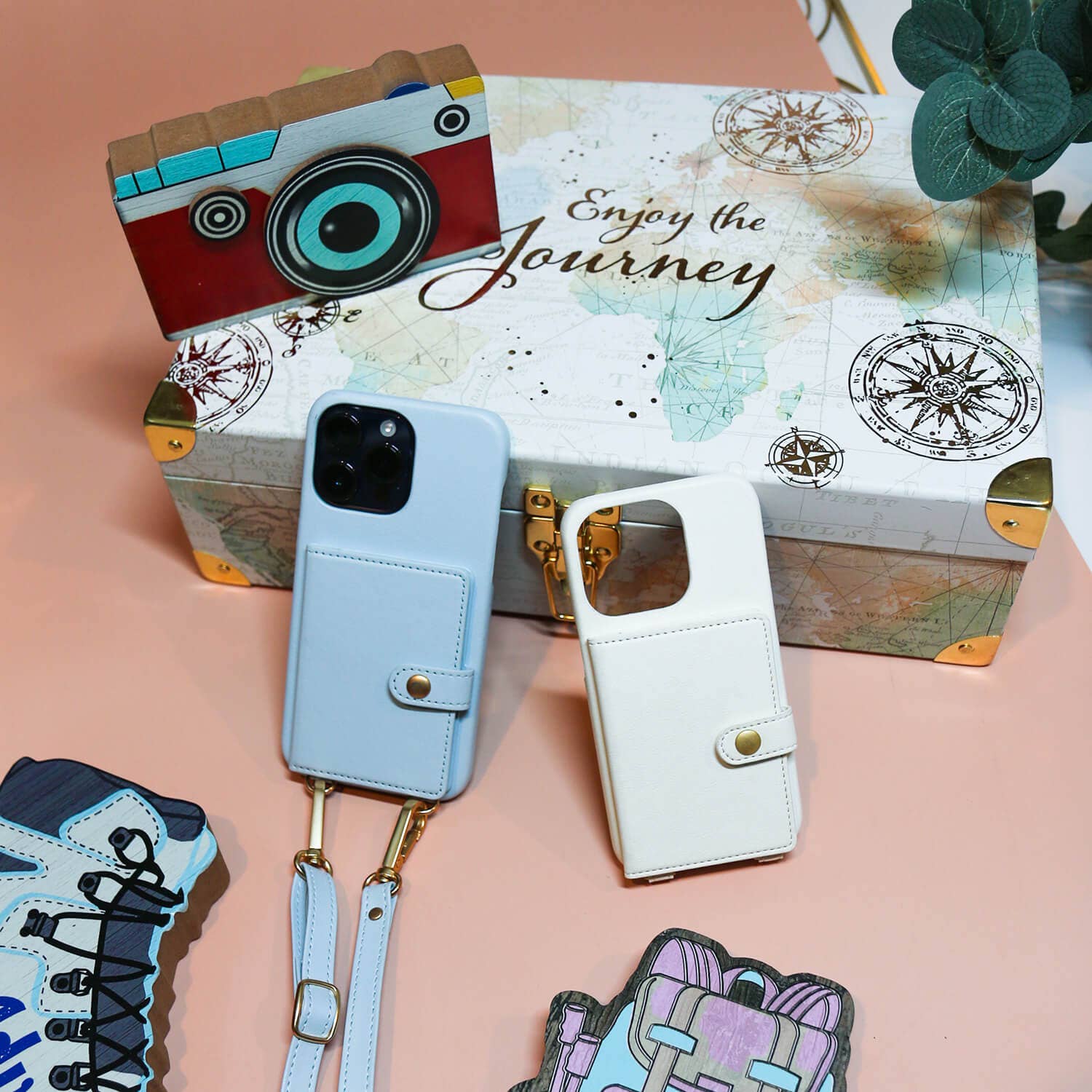 Bryten - Wholesale Phone Wallet - Women's - Silverlake  Vegan Leather Wallet Crossbody Phone Case for iPhone 14 Pro / iPhone 13 Pro - Pearl White6