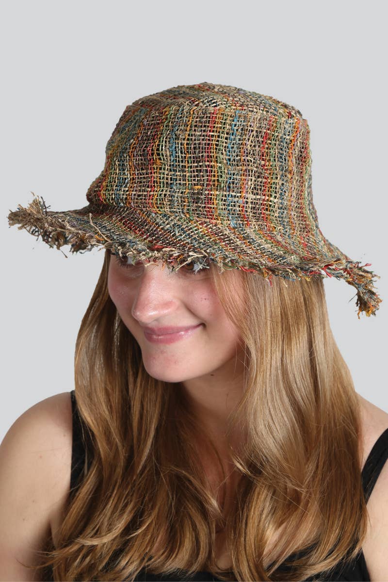 Kathmandu Imports - Wholesale Strohoed - Dames - Uniseks hoed (HAT-77)