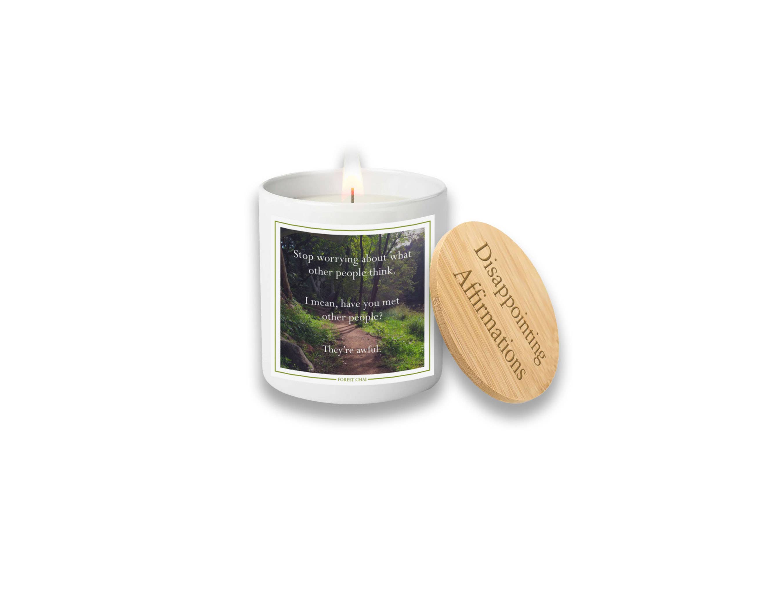 Calm Down Caren - Wholesale Jar/Filled Candle - Disappointing Affirmations - People are Awful Candle1