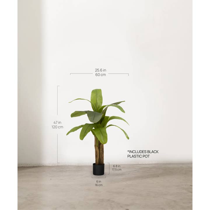 Maia Shop - Wholesale Artificial Plant - Artificial Banana Plant 120 cm3