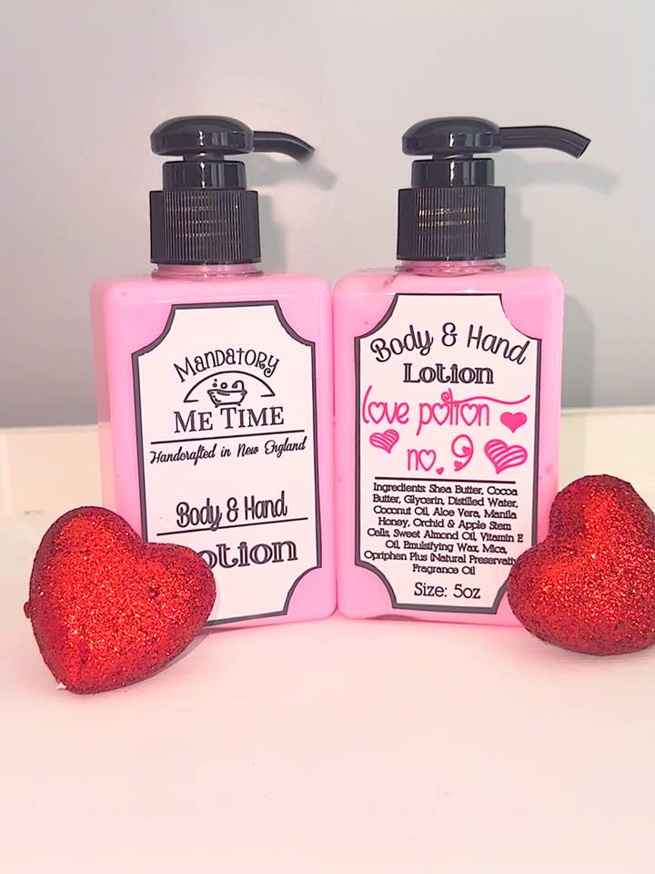 Love Potion Hand & Body Lotion | Valentines Day for wholesale by Mandatory Me Time