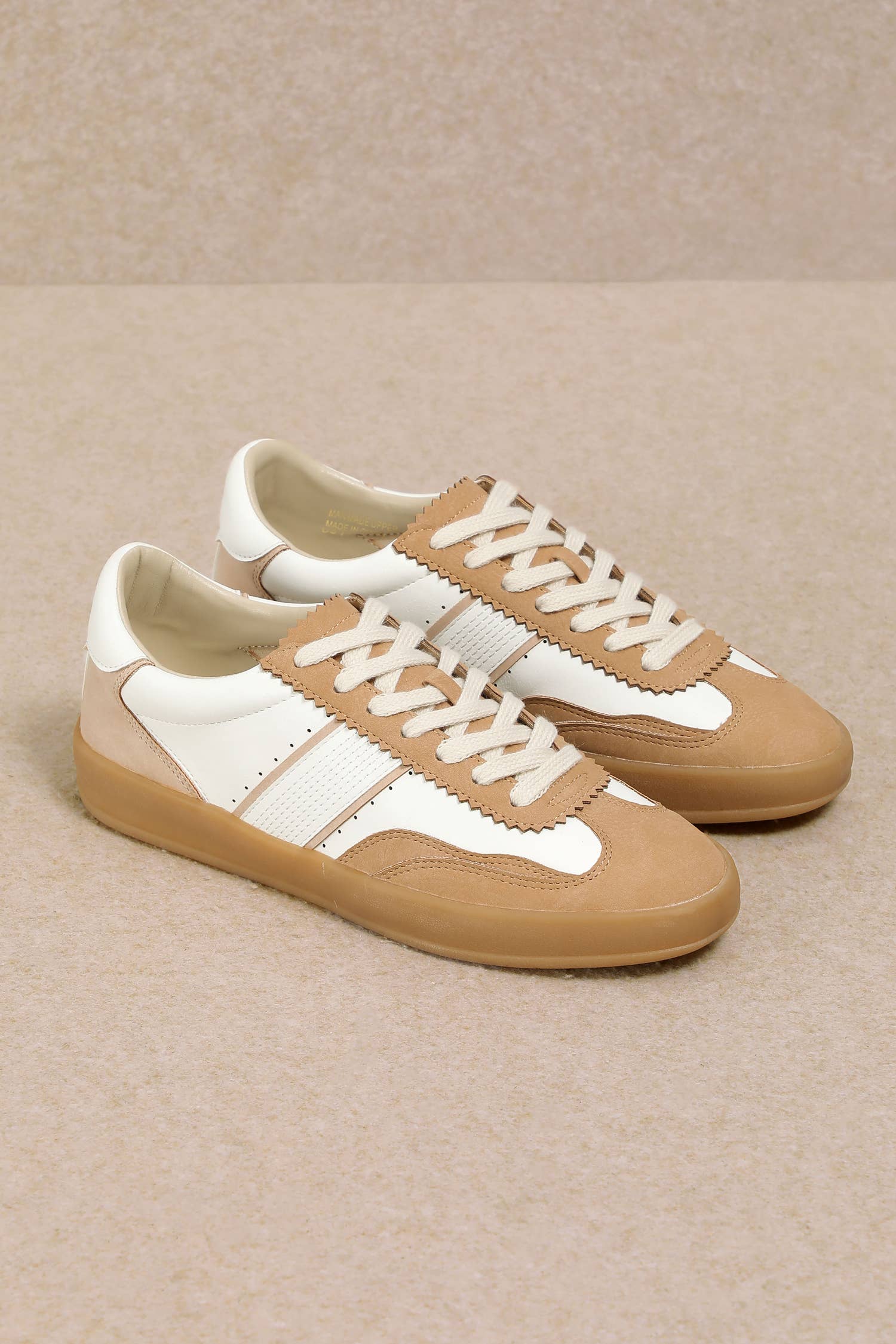 CCOCCI - Wholesale Lifestyle Sneakers - Women's - DIXIE SNEAKER SIDE STRAP LACE-UP COURT1