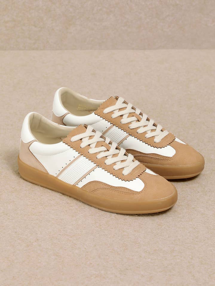 CCOCCI - Wholesale Lifestyle Sneakers - Women's - DIXIE SNEAKER SIDE STRAP LACE-UP COURT1