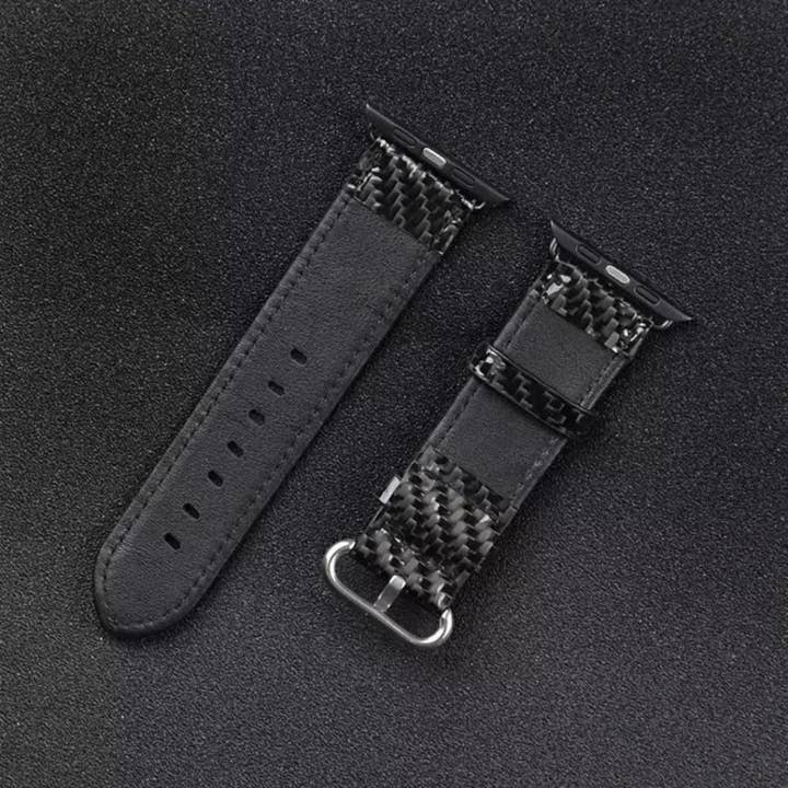 Carbon Deluxe - Wholesale Watch Band/Strap - Women's - CD Carbon Leather Strap Apple Watch4