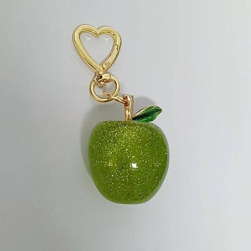 Aim Eternal - Wholesale Keychain - Women's - Fruits Keychain accessories Green Apple Charm Accessories WB-001090