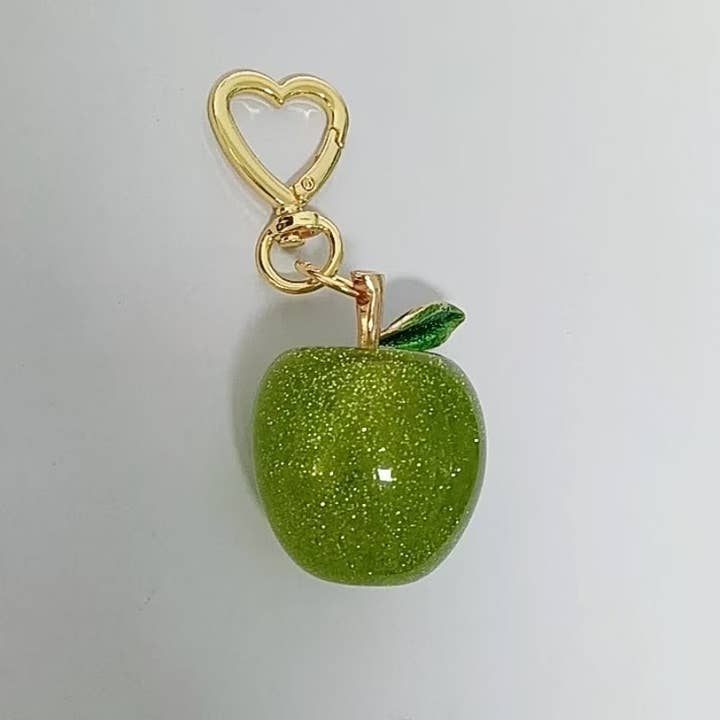 Aim Eternal - Wholesale Keychain - Women's - Fruits Keychain accessories Green Apple Charm Accessories WB-00109