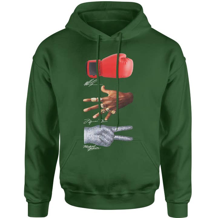 Expression Tees - Wholesale Hoodie - Unisex - Tyson Jordan Jackson Iconic Hands Adult Hoodie Sweatshirt2