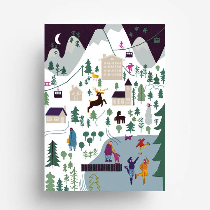 jungwiealt - Wholesale Postcard - Winter Wonderland Postcard DIN A60