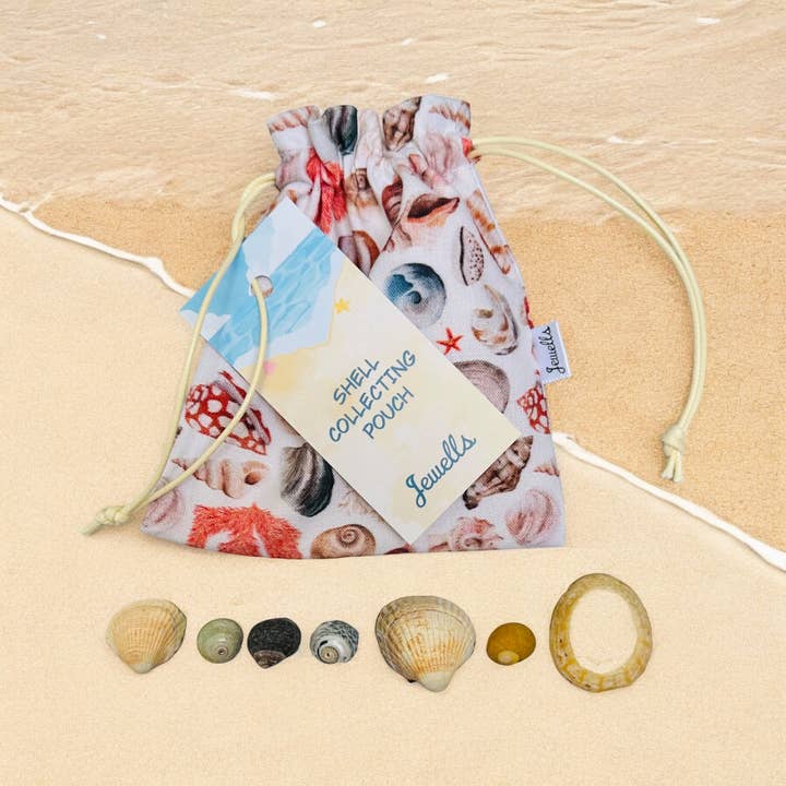Jewells - Wholesale Pouch - Women's - Shell fabric beach collecting pouch bag 2