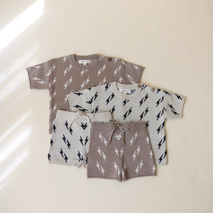 Lightning Bolt Strickset für den Großhandel von Aziel & Luca