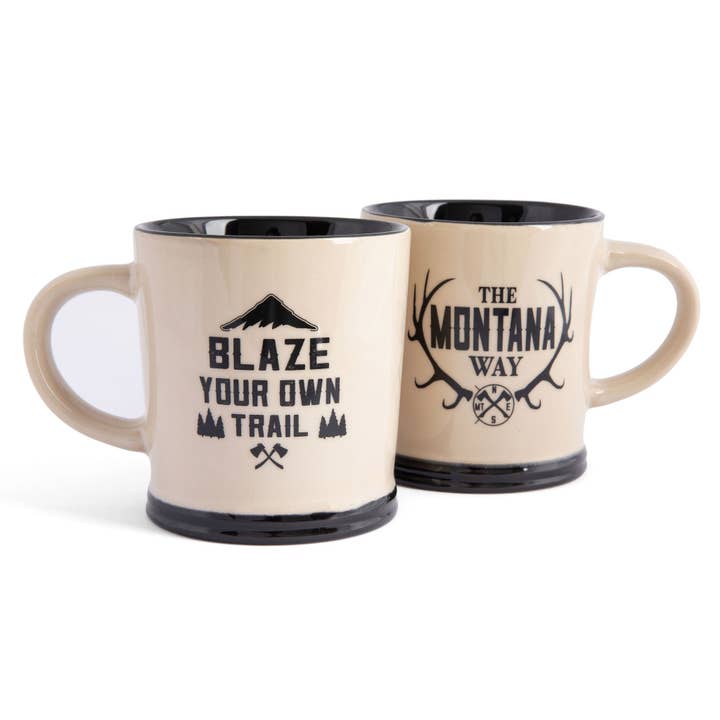 Mountain Made Mug in Tan for wholesale by The Montana Way