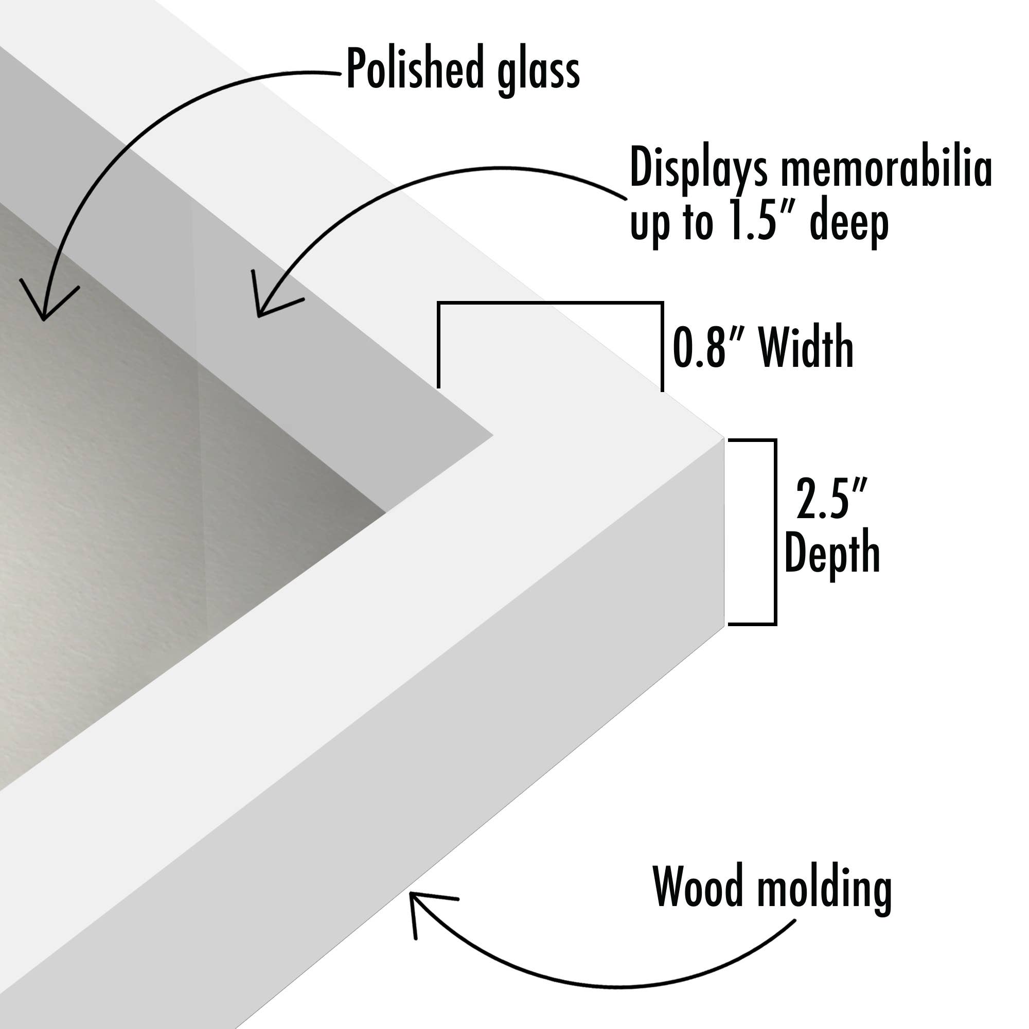 Americanflat - Wholesale Picture Frame - Americanflat Shadow Box Frame with Box Molding2