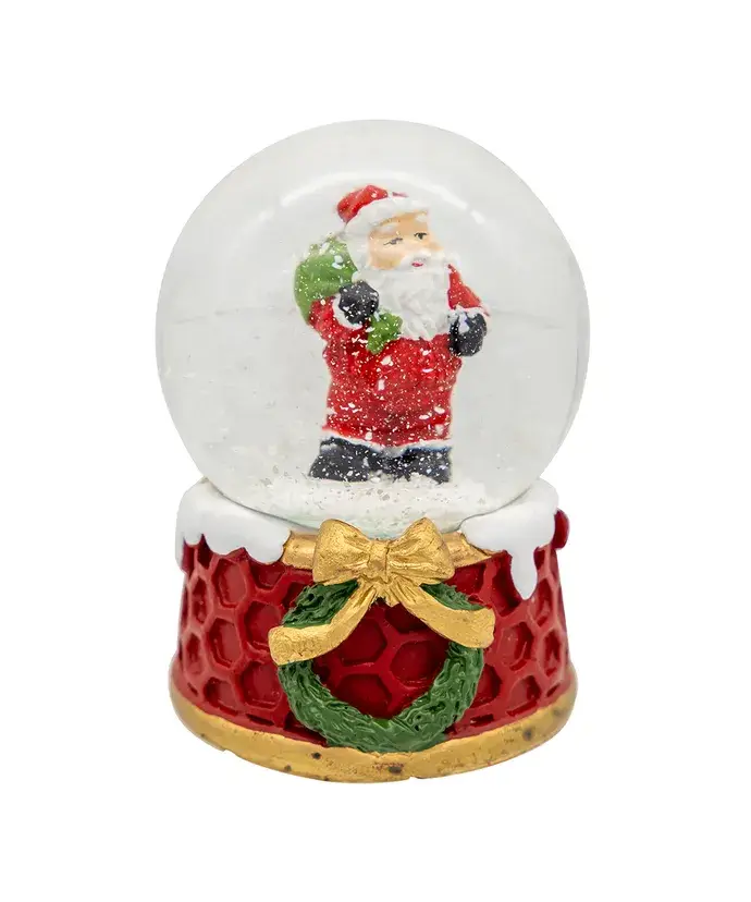 Kurt S. Adler, Inc. - Wholesale Ornament - 45mm Santa/Snowman Water Globes 3 Assorted#7