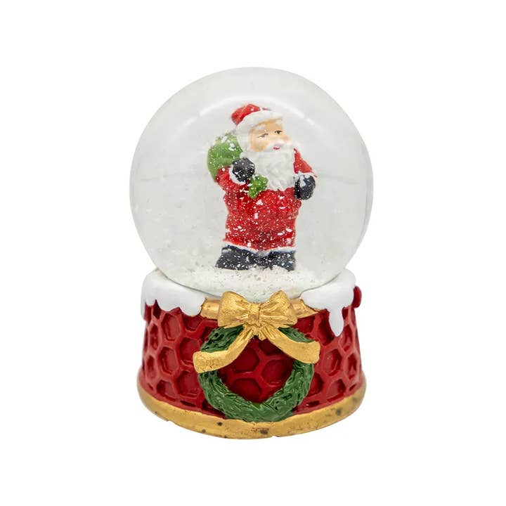 Kurt S. Adler, Inc. - Wholesale Ornament - 45mm Santa/Snowman Water Globes 3 Assorted#7